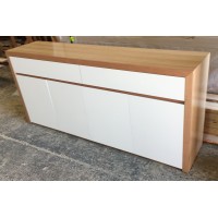 THB-024 tassie oak & high gloss Polyurethane buffet side board